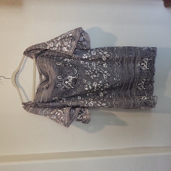 Social Occasions by Mon Cheri Embroidered Lace Sheath Dress Lace Beaded Plus 16 - Picture 3 of 12